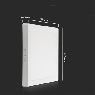 24W BACKLIT SURFACE MOUNTED PANEL WITH SAMSUNG CHIP 4000K SQ