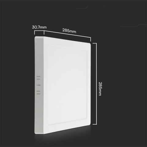 24W BACKLIT SURFACE MOUNTED PANEL WITH SAMSUNG CHIP 4000K SQ
