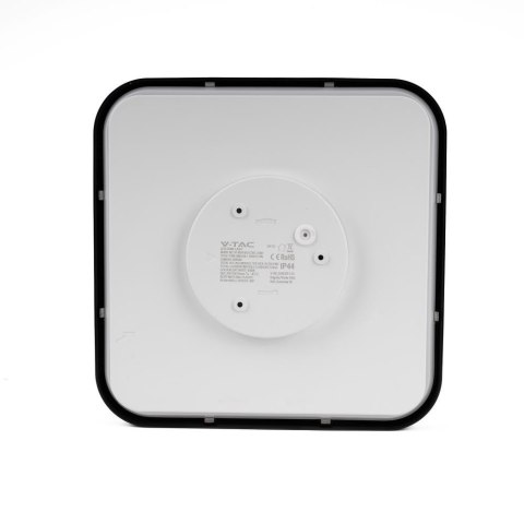 24W LED DOME LIGHT WITH SAMSUNGCHIP 4000K SQ,BLACK FRAME IP44