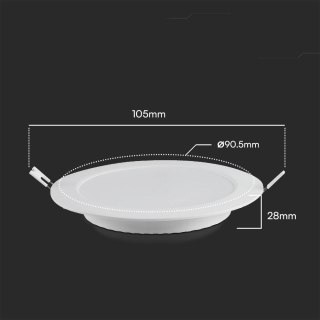 3W BACKLIT RECESSED PANEL WITH SAMSUNG CHIP 4000K RD