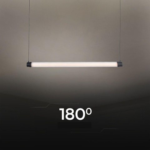 LED DESIGNER PENDANT LAMPHOLDER BLACK+WHITE+ CLEAR BODY L1000