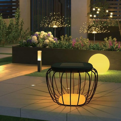 LED DESIGNER TABLE LAMPHOLDER METAL+BLACK BODY D420*H305