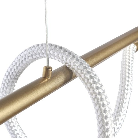 Lampa wisząca wężyk DDXZ003 40W złota