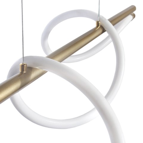 Lampa wisząca wężyk DDXZ004 40W złota