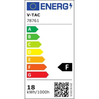 Panel Natynkowy V-TAC 18W LED SAMSUNG CHIP Okrągły 215x30mm VT-60018RD-S 3000K 1850lm 5 Lat Gwarancji