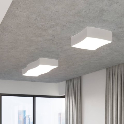 Sollux Lampa Plafon SQUARE 3 biały