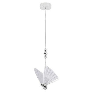 Lampa wisząca Mariposa 1 srebrna LED CCT Light Prestige