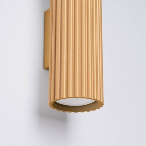 LAMPA ŚCIENNA Kinkiet KARBON 30 złoty