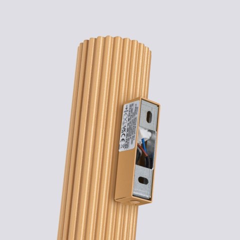 LAMPA ŚCIENNA Kinkiet KARBON 30 złoty