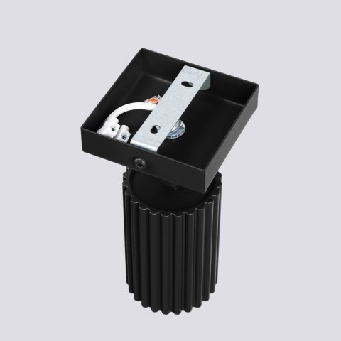 LAMPA ŚCIENNA Kinkiet KARBON czarny