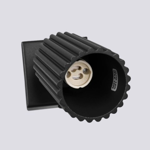 LAMPA ŚCIENNA Kinkiet KARBON czarny