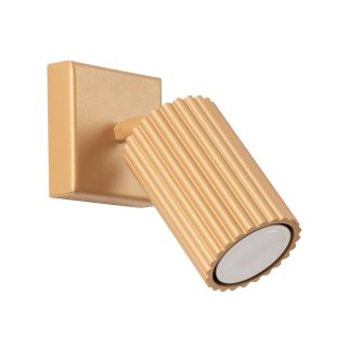 LAMPA ŚCIENNA Kinkiet KARBON złoty