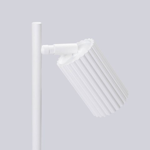 LAMPA GABINETOWA Lampa biurkowa KARBON biała