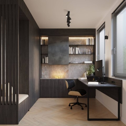 LAMPA STOŁOWA LAMPA GABINETOWA Lampa biurkowa KARBON czarna