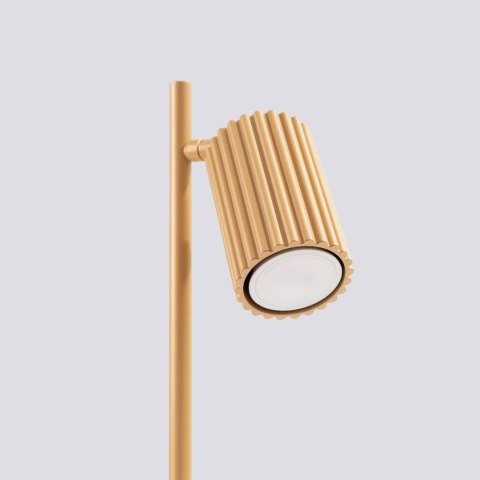 LAMPA STOŁOWA LAMPA GABINETOWA Lampa biurkowa KARBON złota