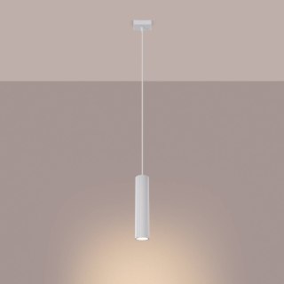 ŻYRANDOL LAMPA SUFITOWA Lampa wisząca KARBON 1 biały