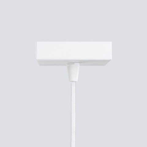ŻYRANDOL LAMPA SUFITOWA Lampa wisząca KARBON 1 biały