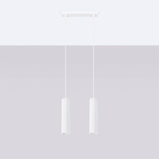 Sollux Lighting Lampa wisząca KARBON 2 biały