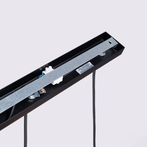 ŻYRANDOL LAMPA SUFITOWA Lampa wisząca KARBON 3L czarny