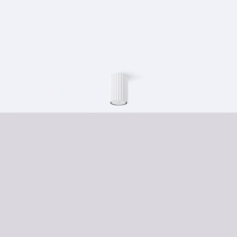 PLAFON LAMPA SUFITOWA REFLEKTOR TUBA SPOT KARBON 10 biały