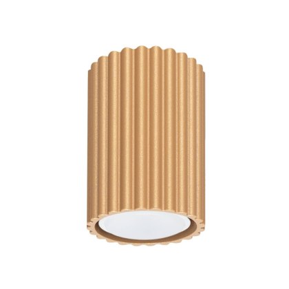 Sollux Lighting Plafon KARBON 10 złoty