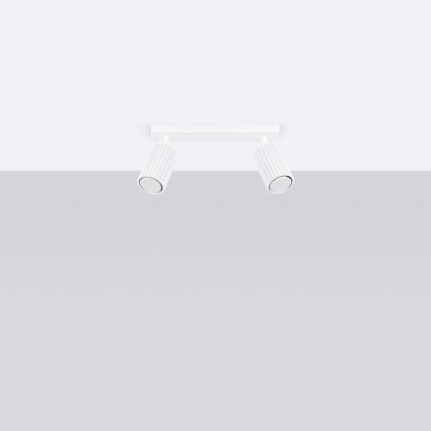 PLAFON LAMPA SUFITOWA REFLEKTOR LISTWA KARBON 2 biały