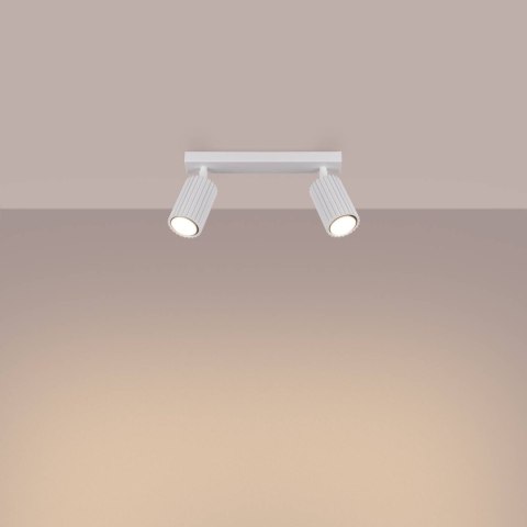 PLAFON LAMPA SUFITOWA REFLEKTOR LISTWA KARBON 2 biały