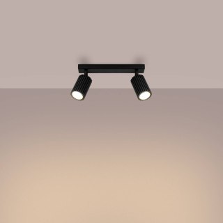 PLAFON LAMPA SUFITOWA REFLEKTOR LISTWA KARBON 2 czarny