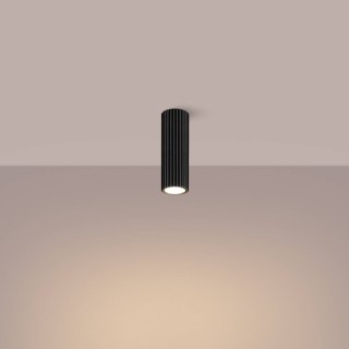 PLAFON LAMPA SUFITOWA REFLEKTOR TUBA SPOT KARBON 20 czarny