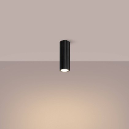 PLAFON LAMPA SUFITOWA REFLEKTOR TUBA SPOT KARBON 20 czarny