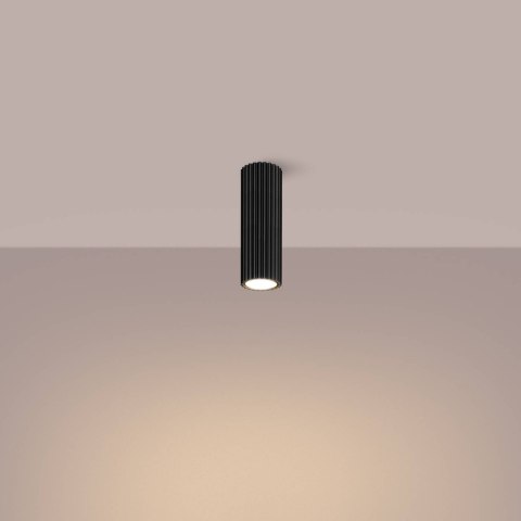 PLAFON LAMPA SUFITOWA REFLEKTOR TUBA SPOT KARBON 20 czarny