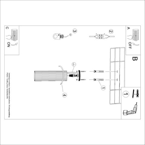 PLAFON LAMPA SUFITOWA REFLEKTOR TUBA SPOT KARBON 20 czarny