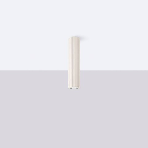 PLAFON LAMPA SUFITOWA REFLEKTOR TUBA SPOT KARBON 30 beżowy