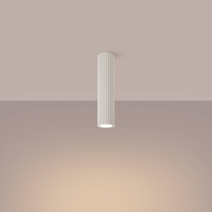 PLAFON LAMPA SUFITOWA REFLEKTOR TUBA SPOT KARBON 30 beżowy