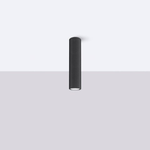 PLAFON LAMPA SUFITOWA REFLEKTOR TUBA SPOT KARBON 30 czarny