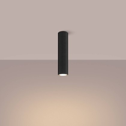 PLAFON LAMPA SUFITOWA REFLEKTOR TUBA SPOT KARBON 30 czarny