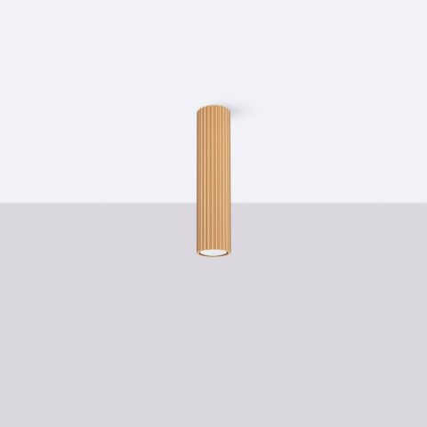 PLAFON LAMPA SUFITOWA REFLEKTOR TUBA SPOT KARBON 30 złoty