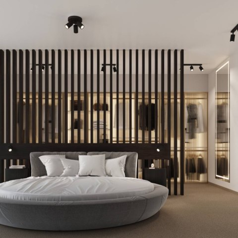 PLAFON LAMPA SUFITOWA REFLEKTOR LISTWA KARBON 3L czarny