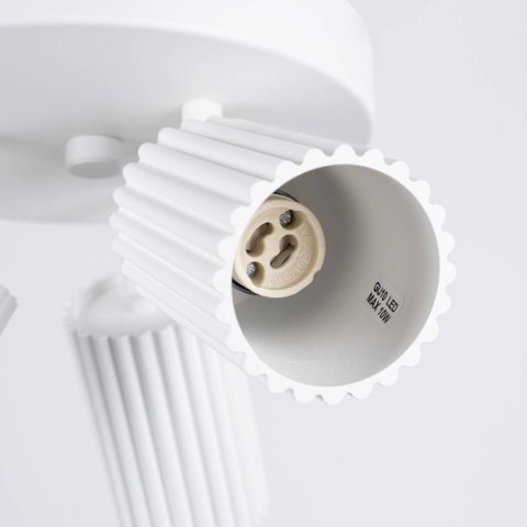 PLAFON LAMPA SUFITOWA REFLEKTOR KARBON 3P biały