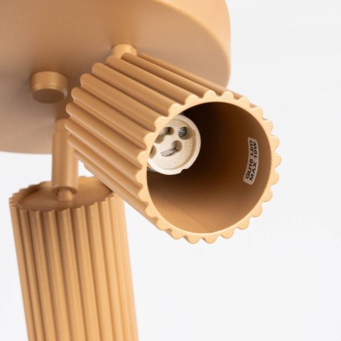 PLAFON LAMPA SUFITOWA REFLEKTOR KARBON 3P złoty