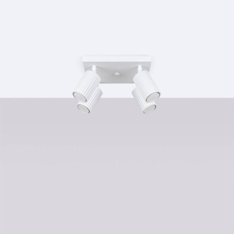 PLAFON LAMPA SUFITOWA REFLEKTOR LISTWA KARBON 4 biały