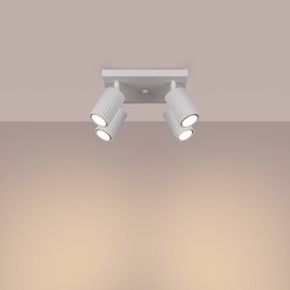 PLAFON LAMPA SUFITOWA REFLEKTOR LISTWA KARBON 4 biały