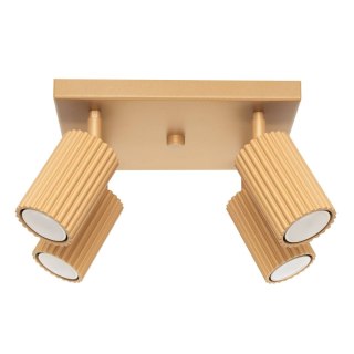 PLAFON LAMPA SUFITOWA REFLEKTOR LISTWA KARBON 4 złoty