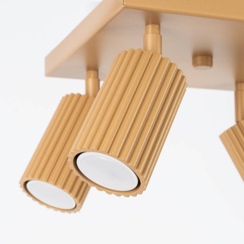 PLAFON LAMPA SUFITOWA REFLEKTOR LISTWA KARBON 4 złoty