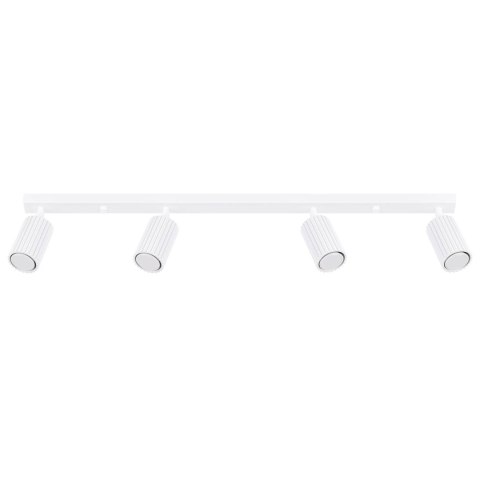 PLAFON LAMPA SUFITOWA REFLEKTOR SOLLUX  KARBON 4L biały