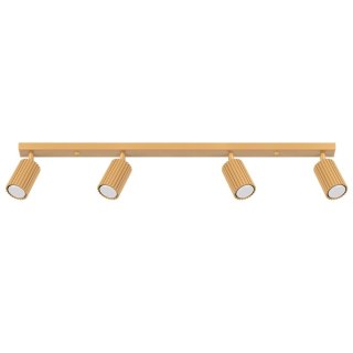 PLAFON LAMPA SUFITOWA REFLEKTOR LISTWA KARBON 4L złoty