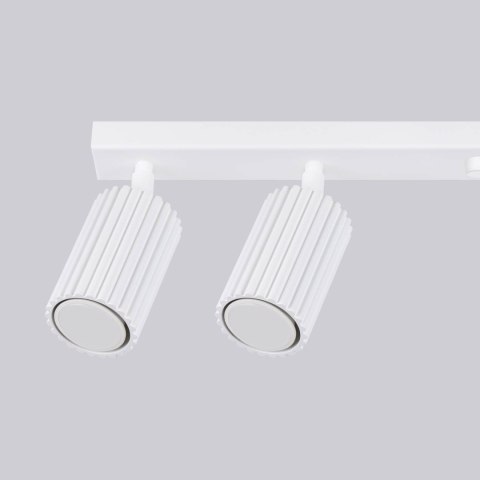 PLAFON LAMPA SUFITOWA REFLEKTOR LISTWA KARBON 6L biały