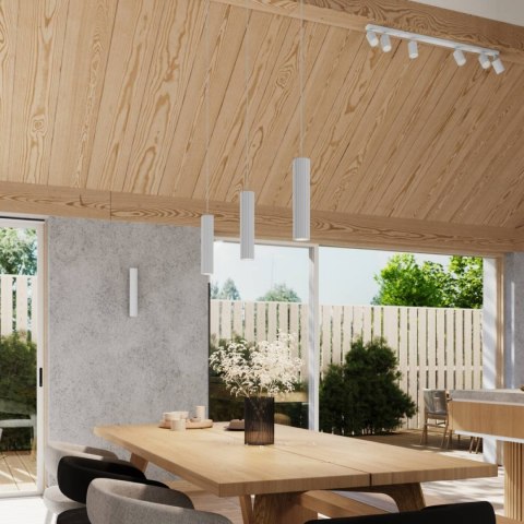 PLAFON LAMPA SUFITOWA REFLEKTOR LISTWA KARBON 6L biały