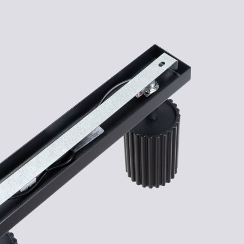 PLAFON LAMPA SUFITOWA REFLEKTOR SOLLUX KARBON 6L czarny