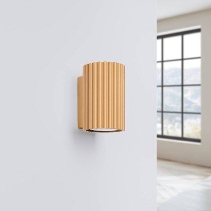 Sollux Lighting Kinkiet KARBON 10 złoty